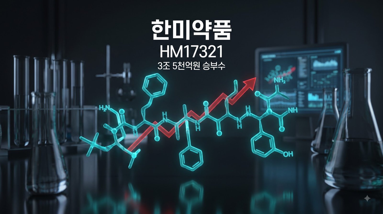 한미약품_펩타이드_분자구조_3D_모델
