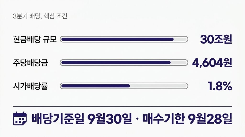 삼성전자 배당 조건