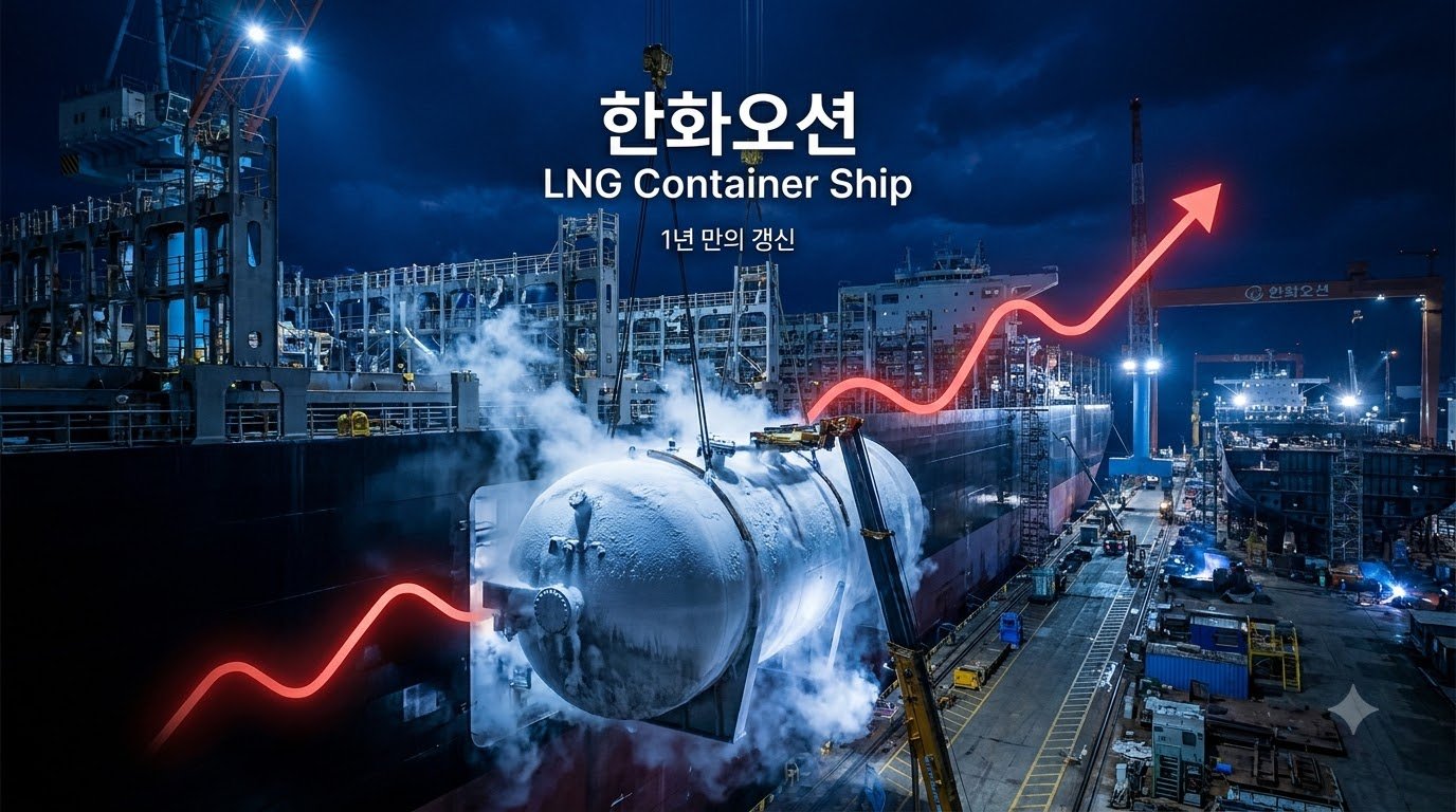 한화오션_LNG_컨테이너선_조립